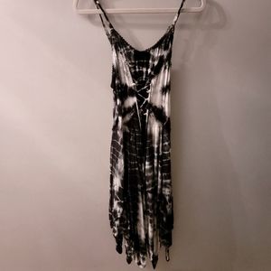 Tye dye bohemian maxi dress